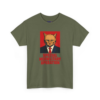 Special Meowlitary Operation Cat T-Shirt | POLITICATS