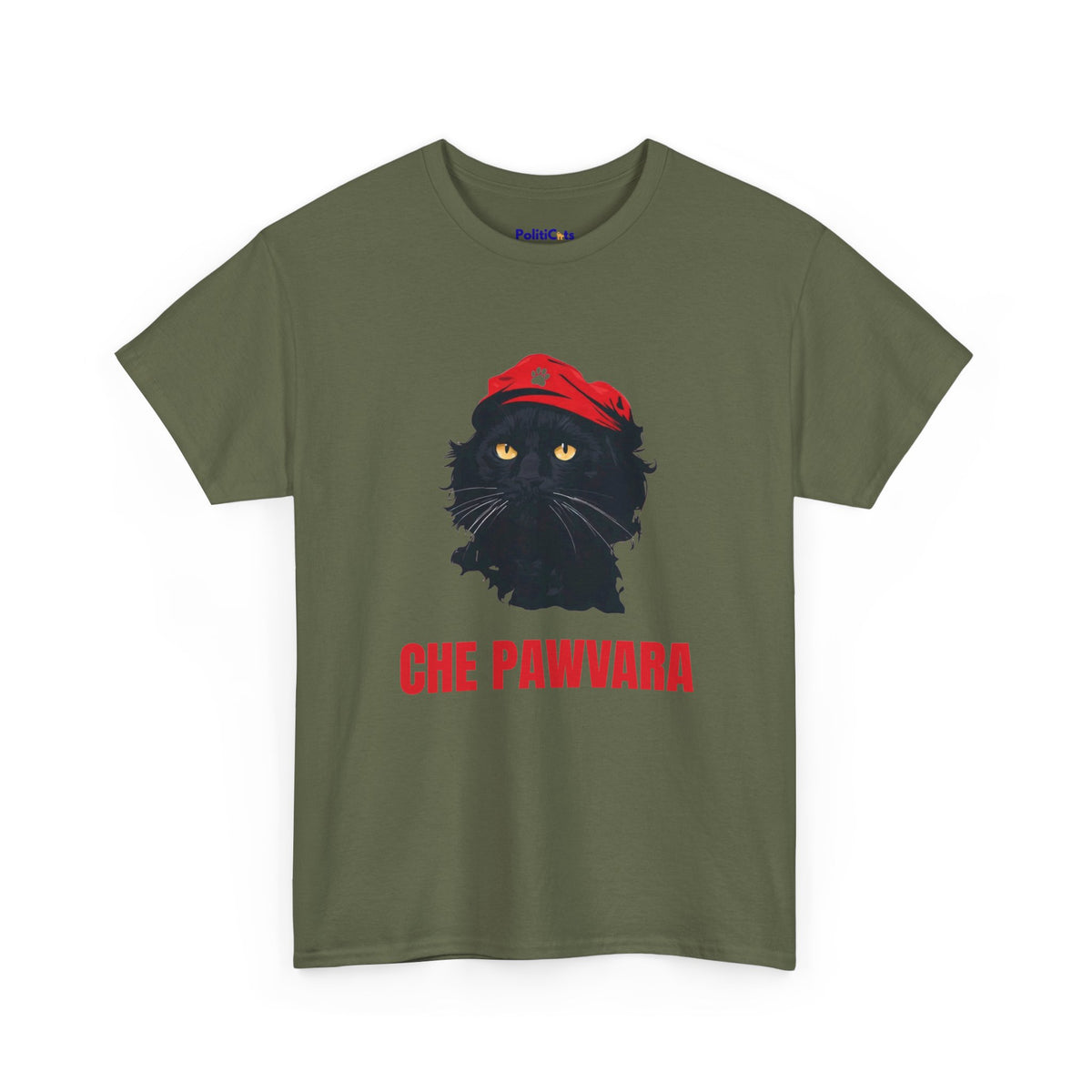 Che Pawvara Cat T-Shirt | POLITICATS