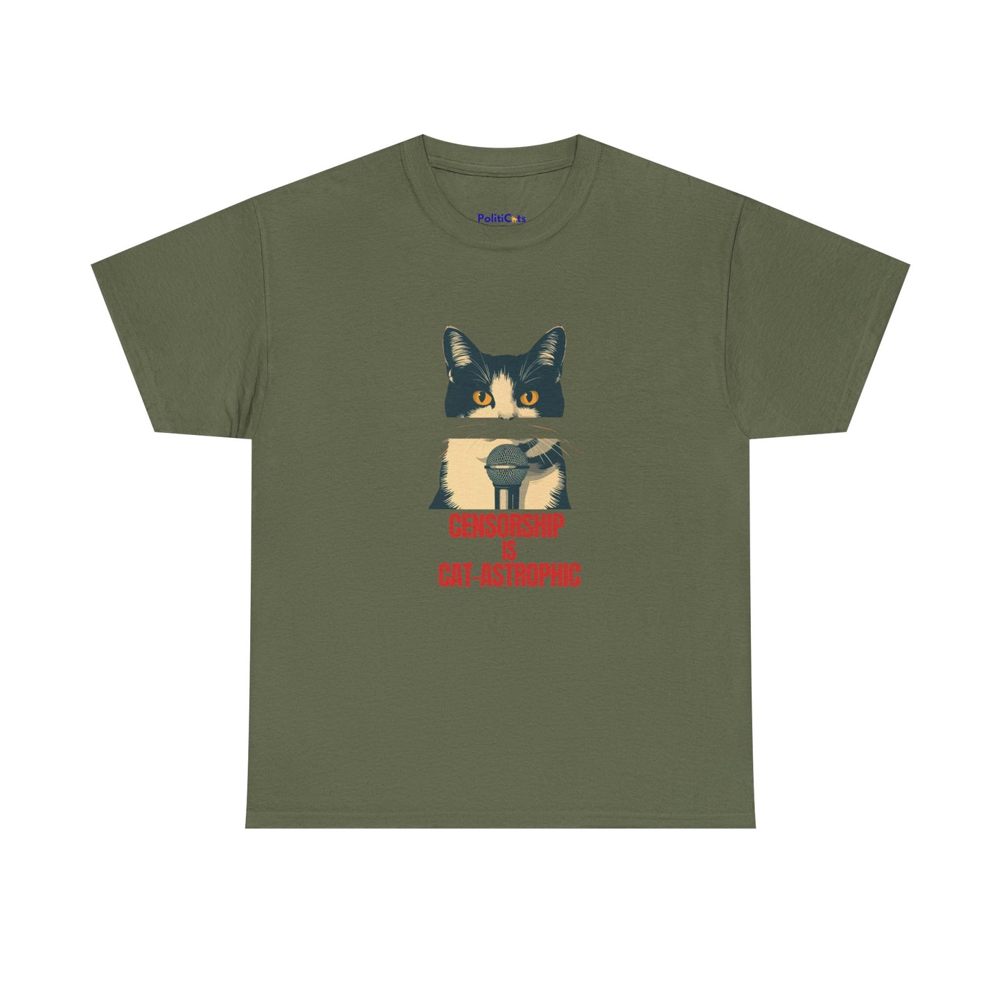 Censorship Is Cat-astrophic Tee