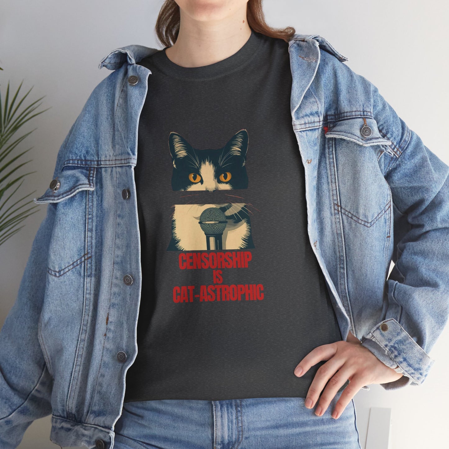 Censorship Is Cat-astrophic Tee