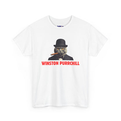 Winston Purrchill Cat T-Shirt | POLITICATS