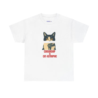 Censorship Is Cat-astrophic Tee