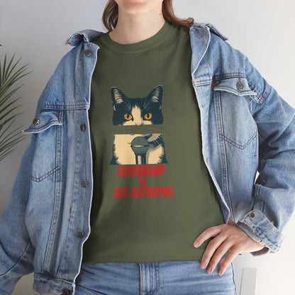 Censorship Is Cat-astrophic Tee