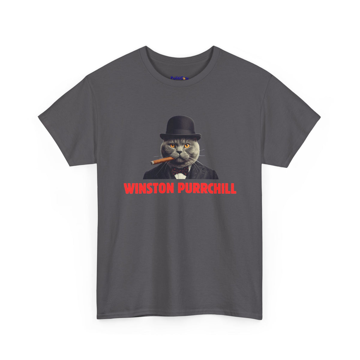 Winston Purrchill Cat T-Shirt | POLITICATS