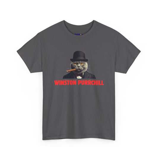 Winston Purrchill Cat T-Shirt | POLITICATS