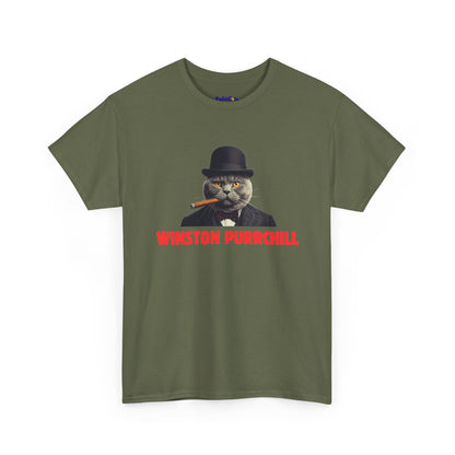 Winston Purrchill Cat T-Shirt | POLITICATS