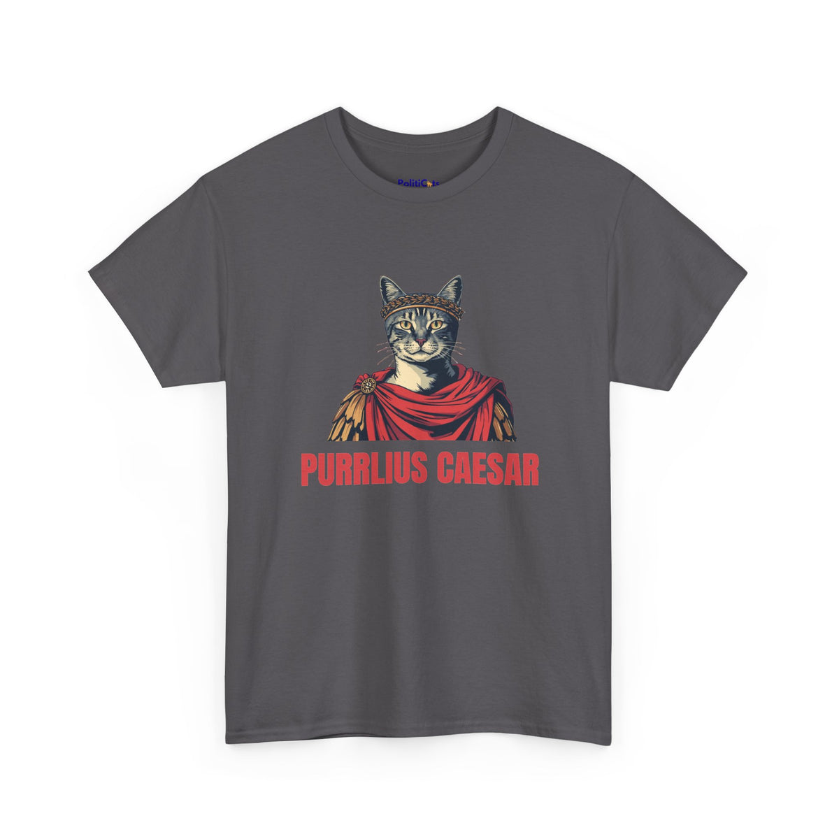 Purrlius Caesar Cat T-Shirt | POLITICATS