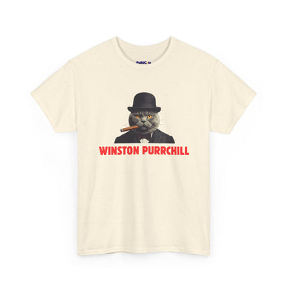 Winston Purrchill Cat T-Shirt | POLITICATS