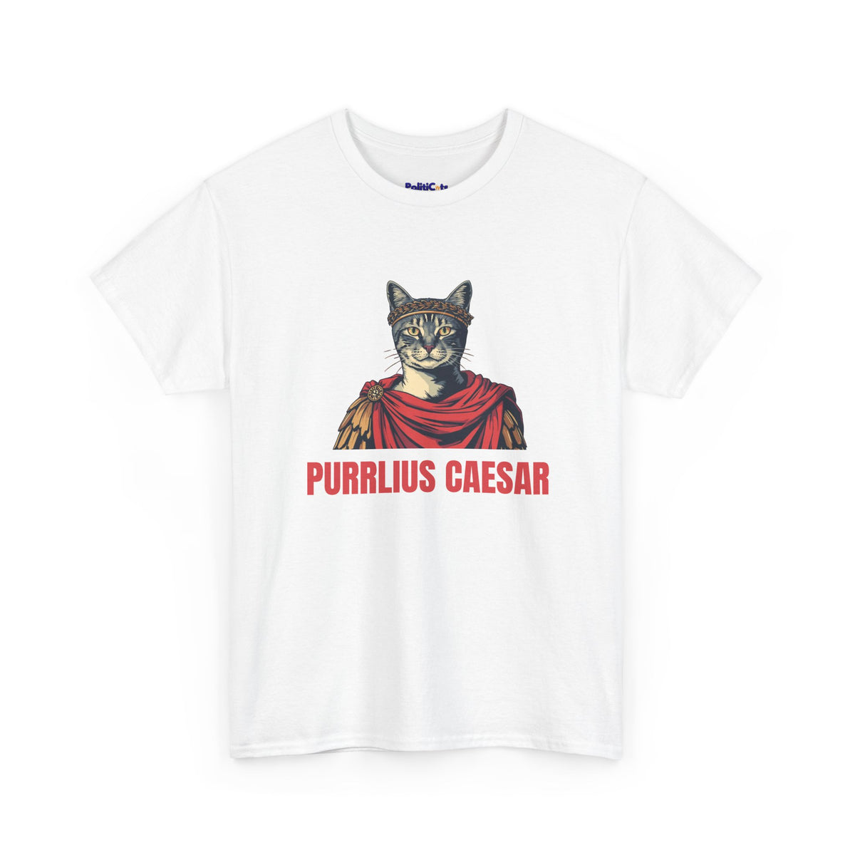 Purrlius Caesar Cat T-Shirt | POLITICATS
