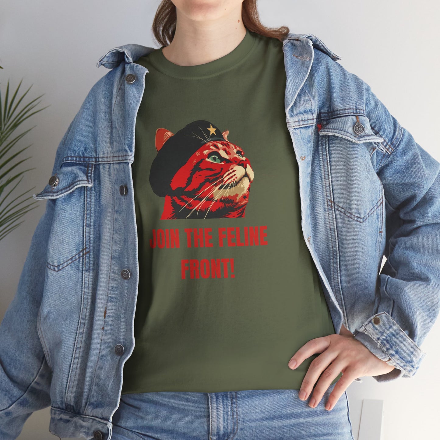 Join The Feline Front Tee