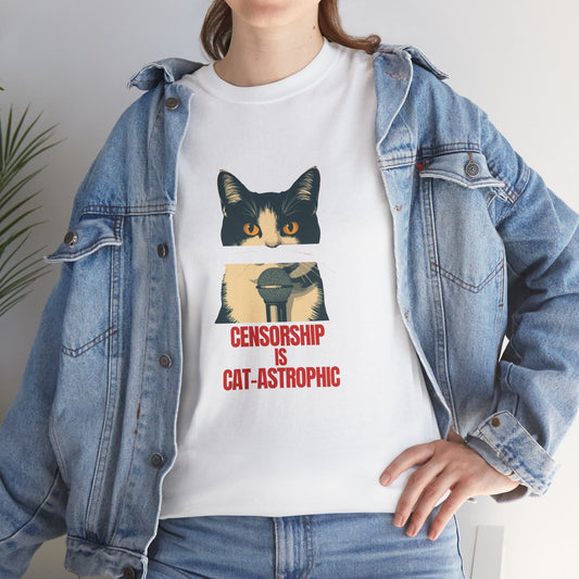 Censorship Is Cat-astrophic Tee