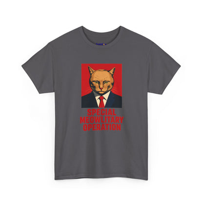 Special Meowlitary Operation Cat T-Shirt | POLITICATS