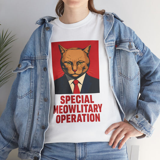 Special Meowlitary Operation Tee