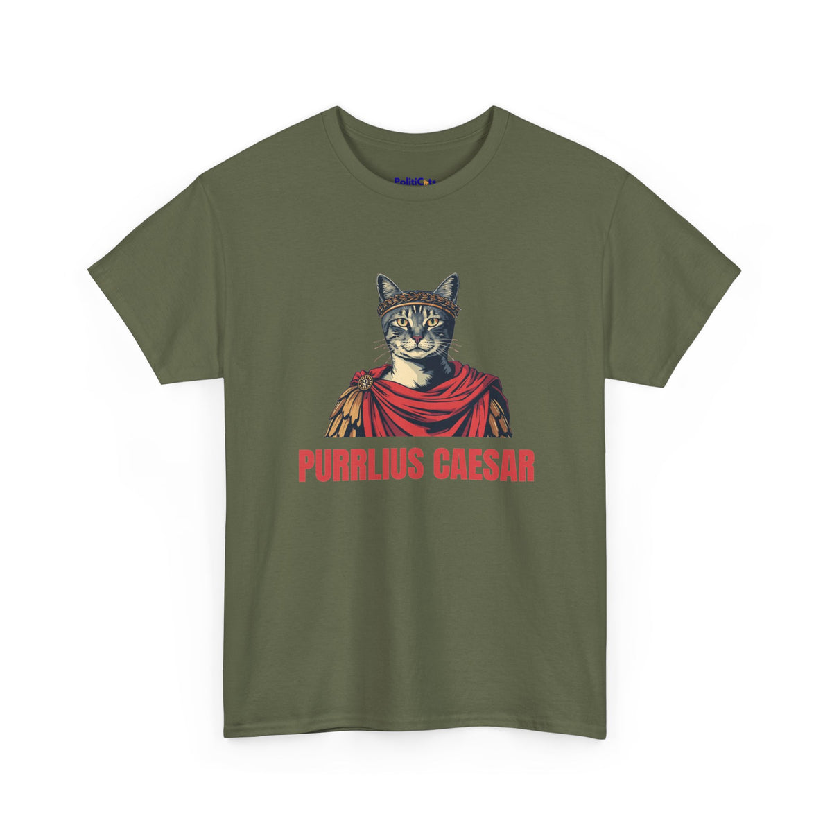 Purrlius Caesar Cat T-Shirt | POLITICATS